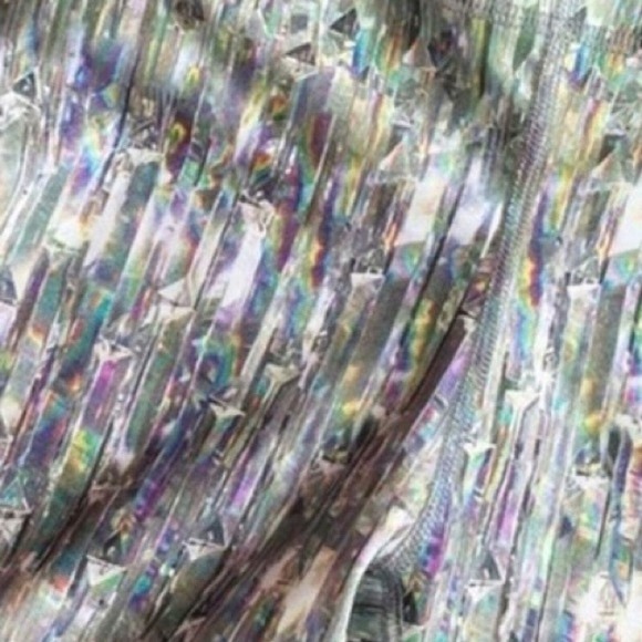 Terez Pants Womens Small Tall Band Leggings Multi Crystalized Broken Glass Print - Picture 5 of 7